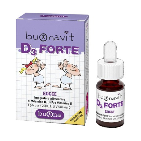 Steve Jones Buonavit D3 Forte integratore per le ossa dei bambini 12 ml