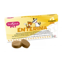 Steve Jones Buona Pet Enterina integratore per disturbi intestinali di cani e gatti 10 compresse
