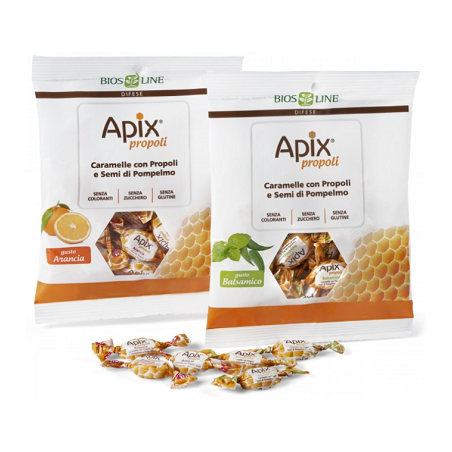 Bios Line Apix Propoli caramelle gusto balsamico per la gola 50 g Bios Line Apix Propoli caramelle gusto balsamico per la gola 50 g