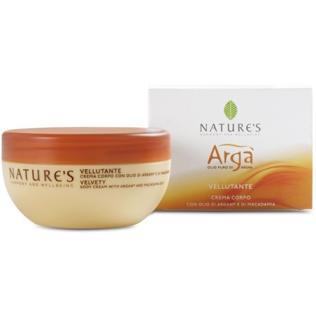 Nature's Argà Vellutante Crema corpo rassodante lenitiva 200 ml Nature's Argà Vellutante Crema corpo rassodante lenitiva 200 ml