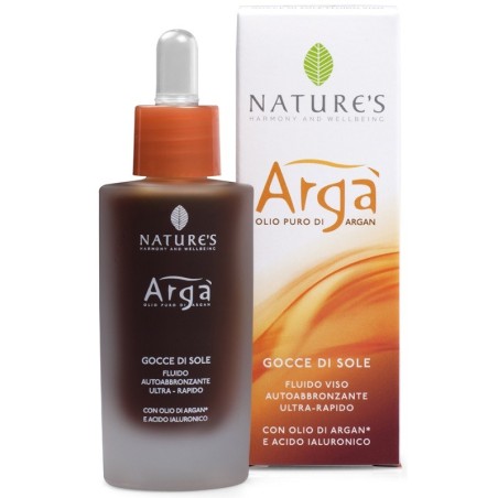 Nature's Argà Gocce di sole Fluido viso autoabbronzante ultra rapido 30 ml Nature's Argà Gocce di sole Fluido viso autoabbronzante ultra rapido 30 ml