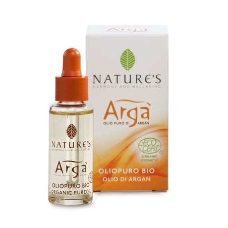 Nature's Argà Oliopuro Bio antiossidante idratante elasticizzante 10 ml Nature's Argà Oliopuro Bio antiossidante idratante elasticizzante 10 ml