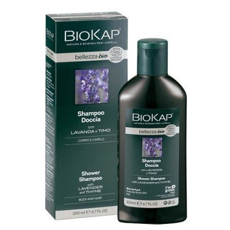 Bios Line Biokap Shampoo doccia lavanda e timo per corpo e capelli 200 ml Bios Line Biokap Shampoo doccia lavanda e timo per corpo e capelli 200 ml