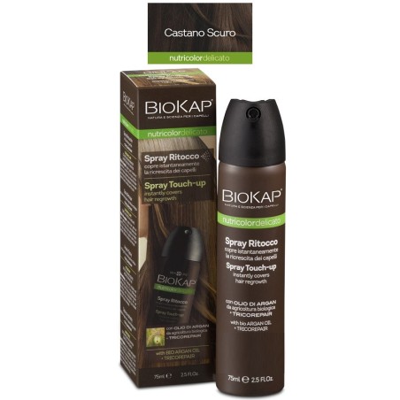 Biokap Nutricolor Spray Castano Scuro per ritocco della ricrescita 75 ml Biokap Nutricolor Spray Castano Scuro per ritocco della ricrescita 75 ml