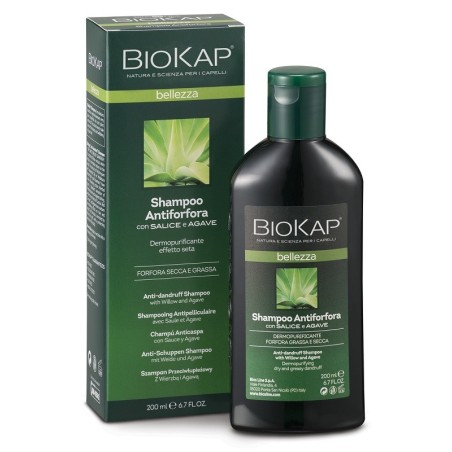 Bios Line Biokap Shampoo antiforfora dermopurificante con salice e agave 200 ml Bios Line Biokap Shampoo antiforfora dermopurificante con salice e agave 200 ml
