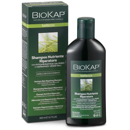 Bios Line Biokap Shampoo Nutriente Riparatore capelli secchi e sfibrati 200 ml Bios Line Biokap Shampoo Nutriente Riparatore capelli secchi e sfibrati 200 ml