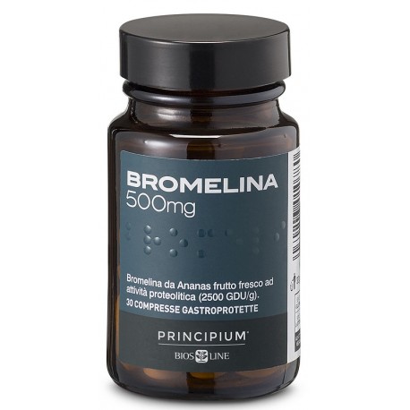 Bios Line Principium Bromelina integratore digestivo drenante 30 compresse