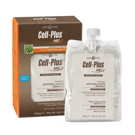 Bios Line Cell-Plus MD Fango bianco anticellulite effetto fresco 1 kg Bios Line Cell-Plus MD Fango bianco anticellulite effetto fresco 1 kg