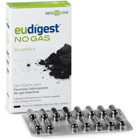 Bios Line Eudigest No Gas integratore per mobilità e gas intestinali 30 capsule Bios Line Eudigest No Gas integratore per mobilità e gas intestinali 30 capsule