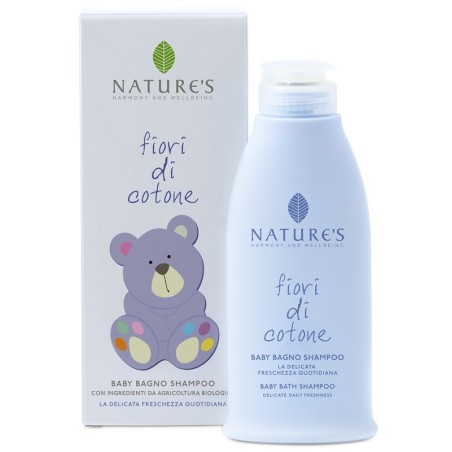 Bios Line Nature's Fiori Di Cotone Baby Bagno Shampoo delicato per bambini 150 ml Bios Line Nature's Fiori Di Cotone Baby Bagno Shampoo delicato per bambini 150 ml