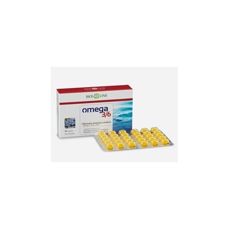 Bios Line Omega 3/6 integratore per il benessere cardiaco 60 capsule Bios Line Omega 3/6 integratore per il benessere cardiaco 60 capsule