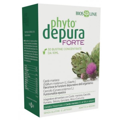 Bios Line Phyto Depura Forte integratore depurativo concentrato 30 bustine 10 ml