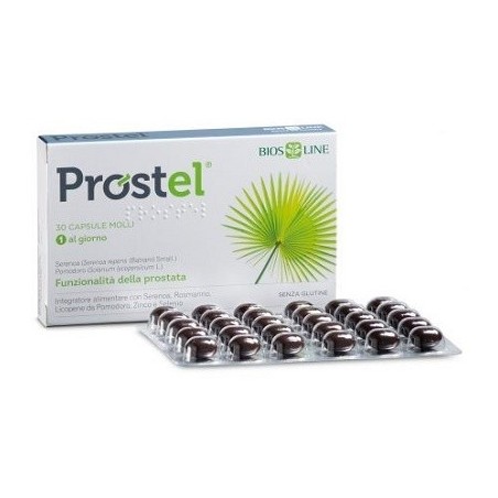 Bios Line Prostel integratore per funzionalità della prostata 30 capsule Bios Line Prostel integratore per funzionalità della prostata 30 capsule