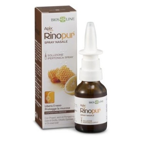 Bios Line Apix Rinopur Propoli spray nasale per naso chiuso 20 ml Bios Line Apix Rinopur Propoli spray nasale per naso chiuso 20 ml
