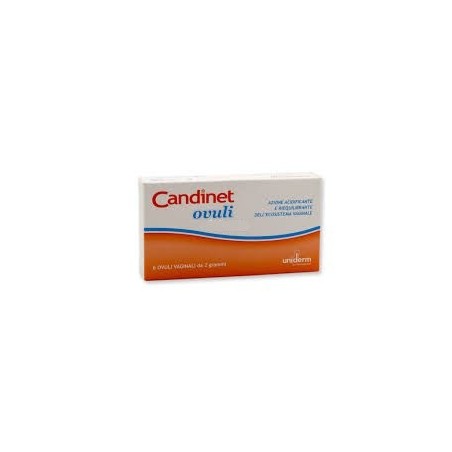 Uniderm Candinet ovuli riequilibranti vaginali 6 pezzi Uniderm Candinet ovuli riequilibranti vaginali 6 pezzi
