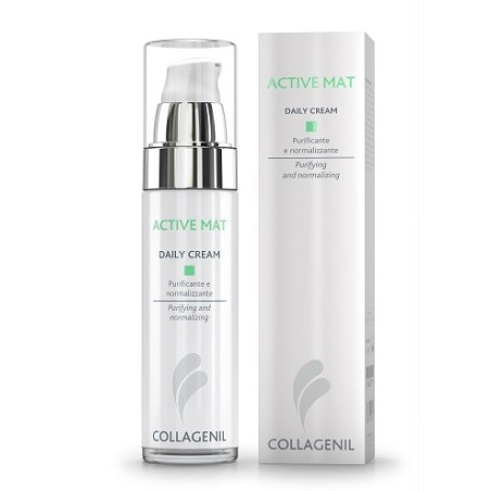 Collagenil Active Mat Daily Cream Crema viso seboregolatrice opacizzante 50 ml Collagenil Active Mat Daily Cream Crema viso seboregolatrice opacizzante 50 ml