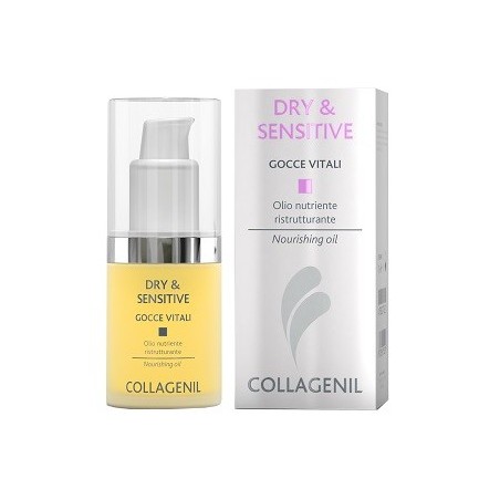Collagenil Dry & Sensitive Gocce Vitali Olio viso antirughe 30 ml Collagenil Dry & Sensitive Gocce Vitali Olio viso antirughe 30 ml