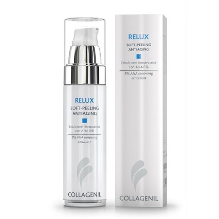 Collagenil Relux Soft Peeling Antiaging viso esfoliante levigante con AHA 8% 50 ml Collagenil Relux Soft Peeling Antiaging viso esfoliante levigante con AHA 8% 50 ml