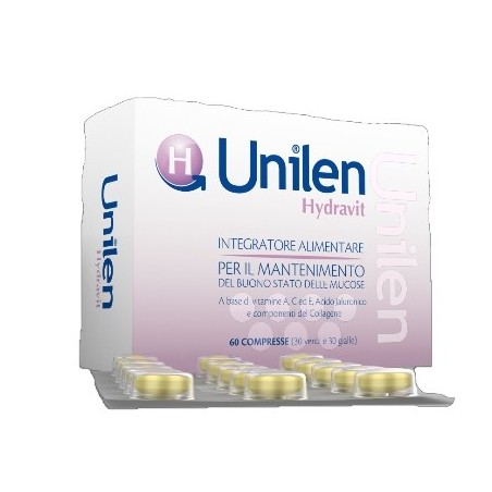 Uniderm Hydravit Unilen integratore di vitamine e minerali 30 + 30 compresse Uniderm Hydravit Unilen integratore di vitamine e minerali 30 + 30 compresse