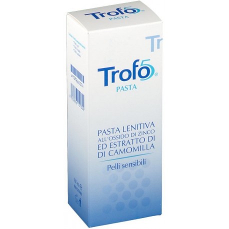 Trofo 5 Pasta lenitiva all'ossido di zinco per il cambio pannolino 100 ml