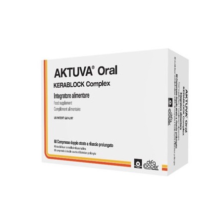 Aktuva Oral integratore alimentare per il benessere della pelle 60 compresse Aktuva Oral integratore alimentare per il benessere della pelle 60 compresse