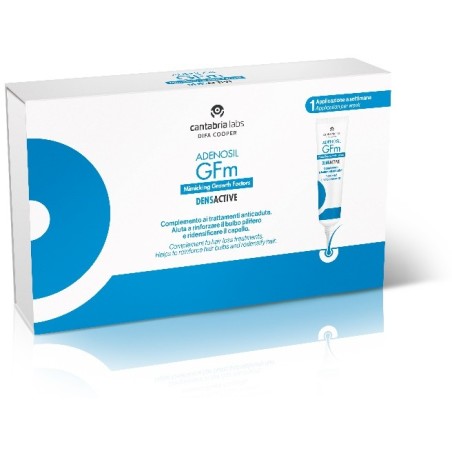 Adenosil GFM Densactive Gel rinforzante ridensificante per caduta dei capelli 4 tubi da 12,5 ml Adenosil GFM Densactive Gel rinforzante ridensificante per caduta dei capelli 4 tubi da 12,5 ml