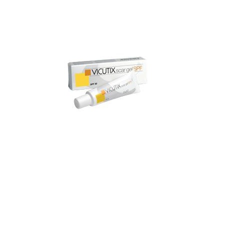 Vicutix Scar gel protettivo per cicatrici e cheloidi con fattore di protezione solare SPF 30 20 gr