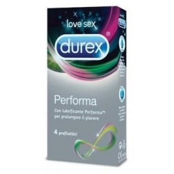 Durex Performa Profilattico ritardante lubrificante 4 pezzi