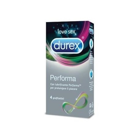 Durex Performa Profilattico ritardante lubrificante 4 pezzi