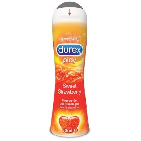 Durex Play Sweet Strawberry Gel lubrificante intimo alla fragola 50 ml