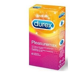 Durex Pleasuremax Preservativo con rilievi e nervature stimolanti 6 pezzi