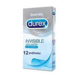 Durex Invisible Profilattico ultra sottile e sensibile 12 pezzi