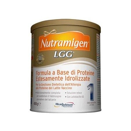 Nutramigen 1 LGG Formula per lattanti allergici alle proteine del latte 400 g Nutramigen 1 LGG Formula per lattanti allergici alle proteine del latte 400 g