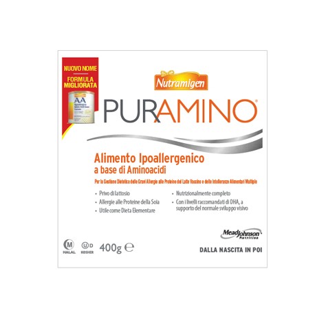 Nutramigen Puramino Latte in polvere con aminoacidi per bambini allergici 400 g