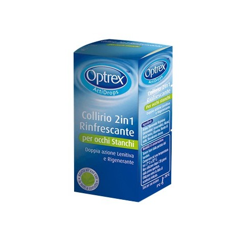 Optrex Actidrops 2 in 1 Collirio rinfrescante per stanchezza oculare 10 ml Optrex Actidrops 2 in 1 Collirio rinfrescante per stanchezza oculare 10 ml