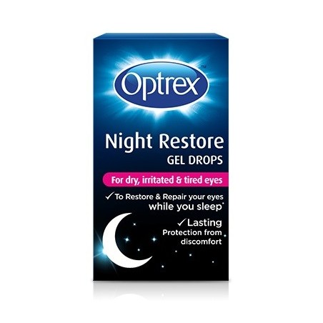 Optrex Night Restore gel oculare per secchezza e irritazione 10 ml Optrex Night Restore gel oculare per secchezza e irritazione 10 ml