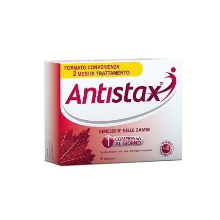 Antistax integratore per il benessere delle gambe e della circolazione 60 compresse Antistax integratore per il benessere delle gambe e della circolazione 60 compresse