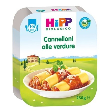 Hipp Biologico Cannelloni alle verdure per bambini da 1 a 3 anni 250 g Hipp Biologico Cannelloni alle verdure per bambini da 1 a 3 anni 250 g