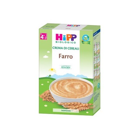 Hipp Biologico Farro Crema di cereali senza cottura per bambini 200 g Hipp Biologico Farro Crema di cereali senza cottura per bambini 200 g