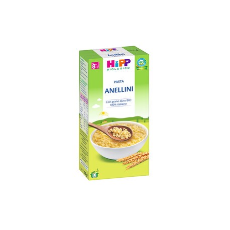 Hipp Biologico Pastina Anellini per bambini da 8 mesi 320 g