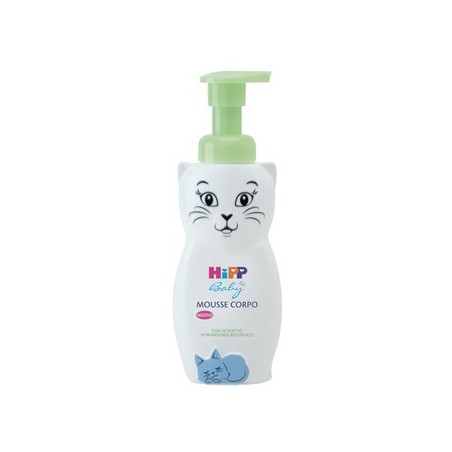 Hipp Mousse Corpo Gatto idratante nutriente per bambini 150 ml Hipp Mousse Corpo Gatto idratante nutriente per bambini 150 ml