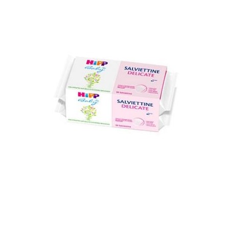 Hipp Baby Salviettine delicate per l'igiene del bambino 2 x 56 pezzi Hipp Baby Salviettine delicate per l'igiene del bambino 2 x 56 pezzi