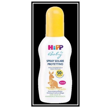 Hipp Baby Spray solare protettivo SPF50+ protezione per bambini 150 ml Hipp Baby Spray solare protettivo SPF50+ protezione per bambini 150 ml