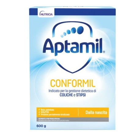 Mellin Aptamil Conformil Formulazione per coliche e stipsi dei neonati 2 buste da 300 ml