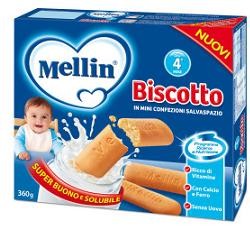 Mellin Biscotto intero con vitamine per bambini dal 4° al 36° mese 900 g