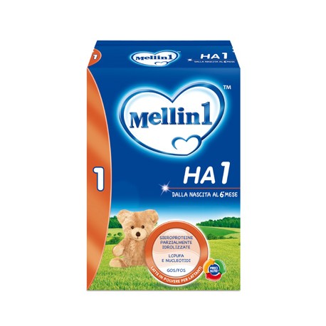 Mellin1 HA 1 Latte in polvere per lattanti da 0 a 6 mesi 600 g