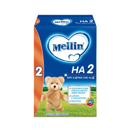 Mellin HA2 Latte in polvere di proseguimento da 6 a 12 mesi 600 g