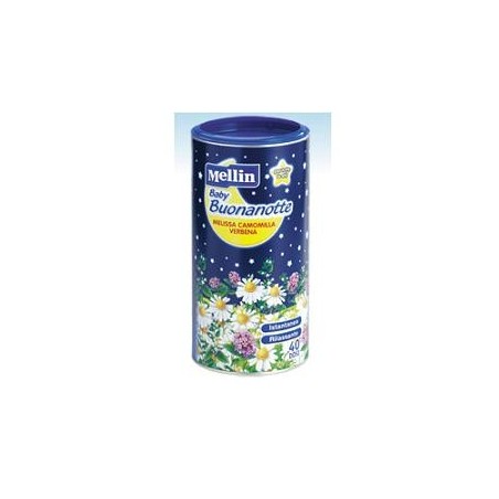 Mellin Baby Buonanotte Melissa camomilla e verbena tisana per sonni tranquilli 200 g Mellin Baby Buonanotte Melissa camomilla e verbena tisana per sonni tranquilli 200 g