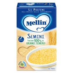 Mellin Semini pastina di grano tenero per bambini da 5 mesi