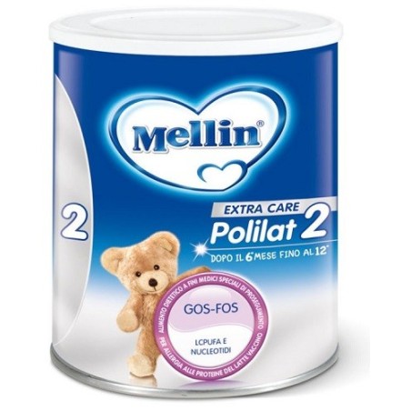 Mellin Polilat 2 Latte in polvere per bambini allergici alle proteine del latte 400 g Mellin Polilat 2 Latte in polvere per bambini allergici alle proteine del latte 400 g